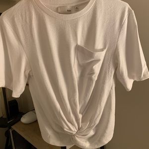 Wilfred Free white twist tee (Size: M)